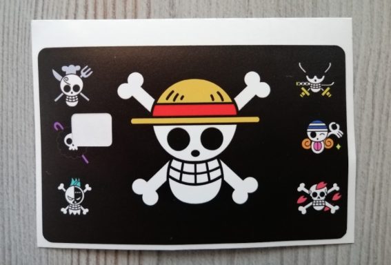 PEGATINA TARJETA CREDITO BANDERAS NAKAMAS 6€