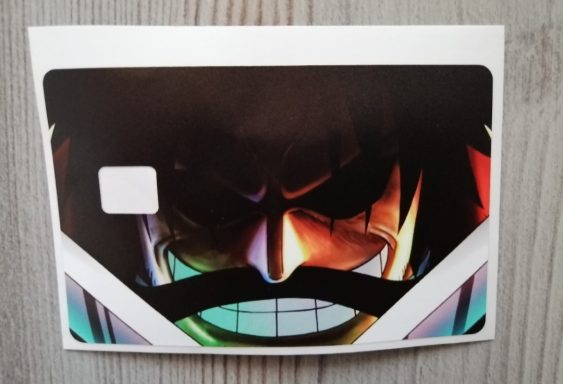 PEGATINA TARJETA CREDITO GOLD ROGER 6€